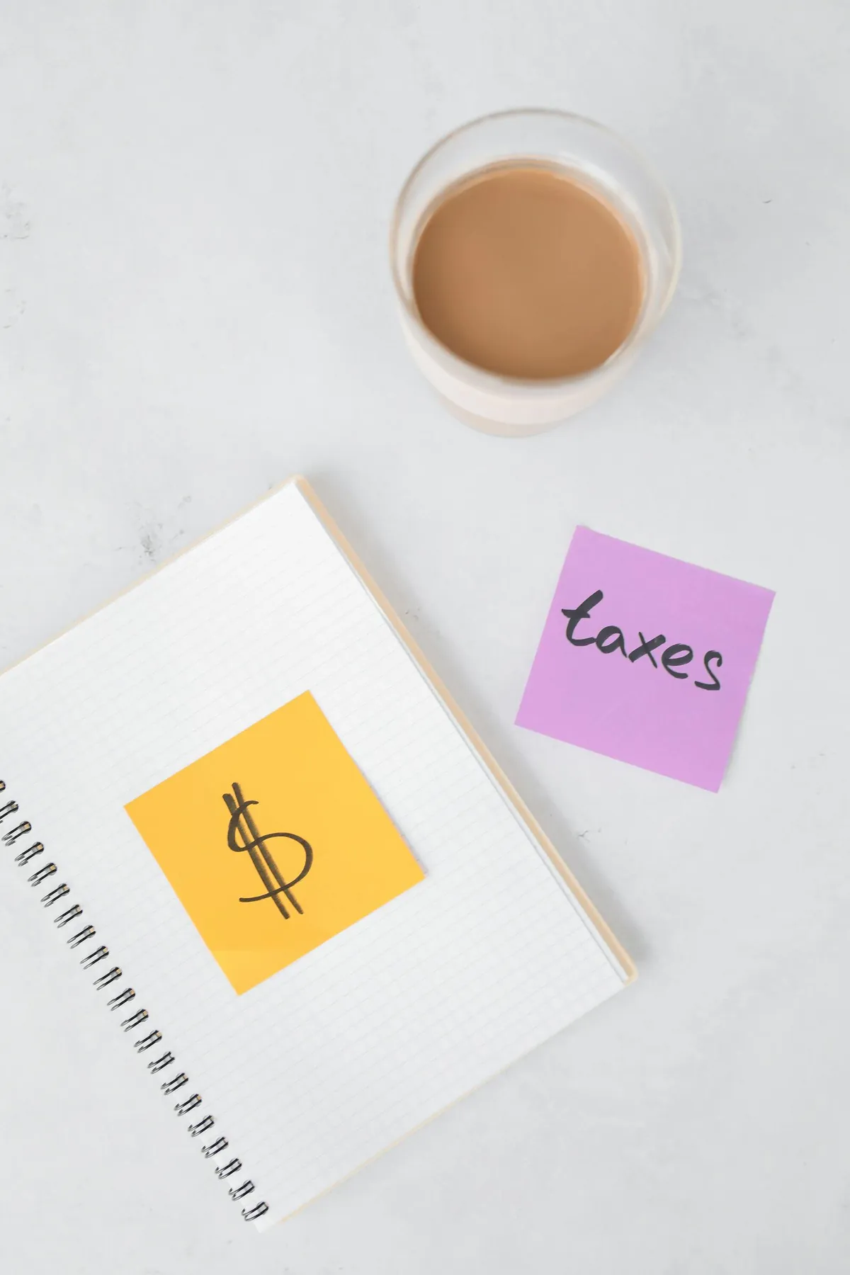 budget planner notebook coffee calculator