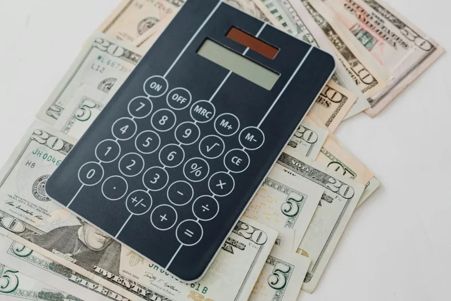 dollar bills calculator monthly budget planning